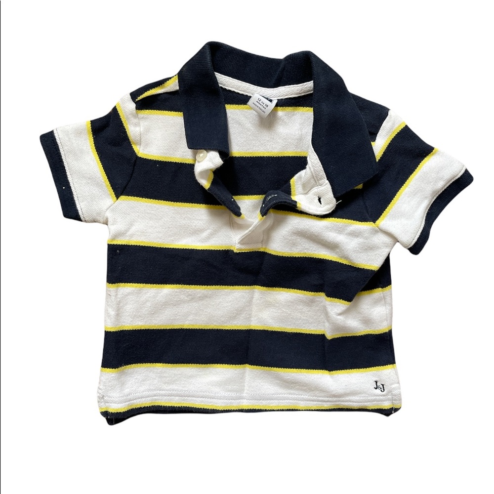 Janie and Jack striped polo shirt
